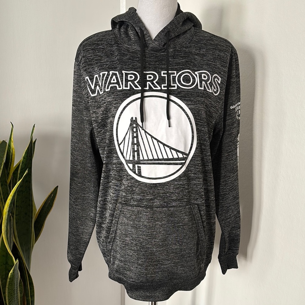 NBA Warriors Gray Hoodie Men's Size Small